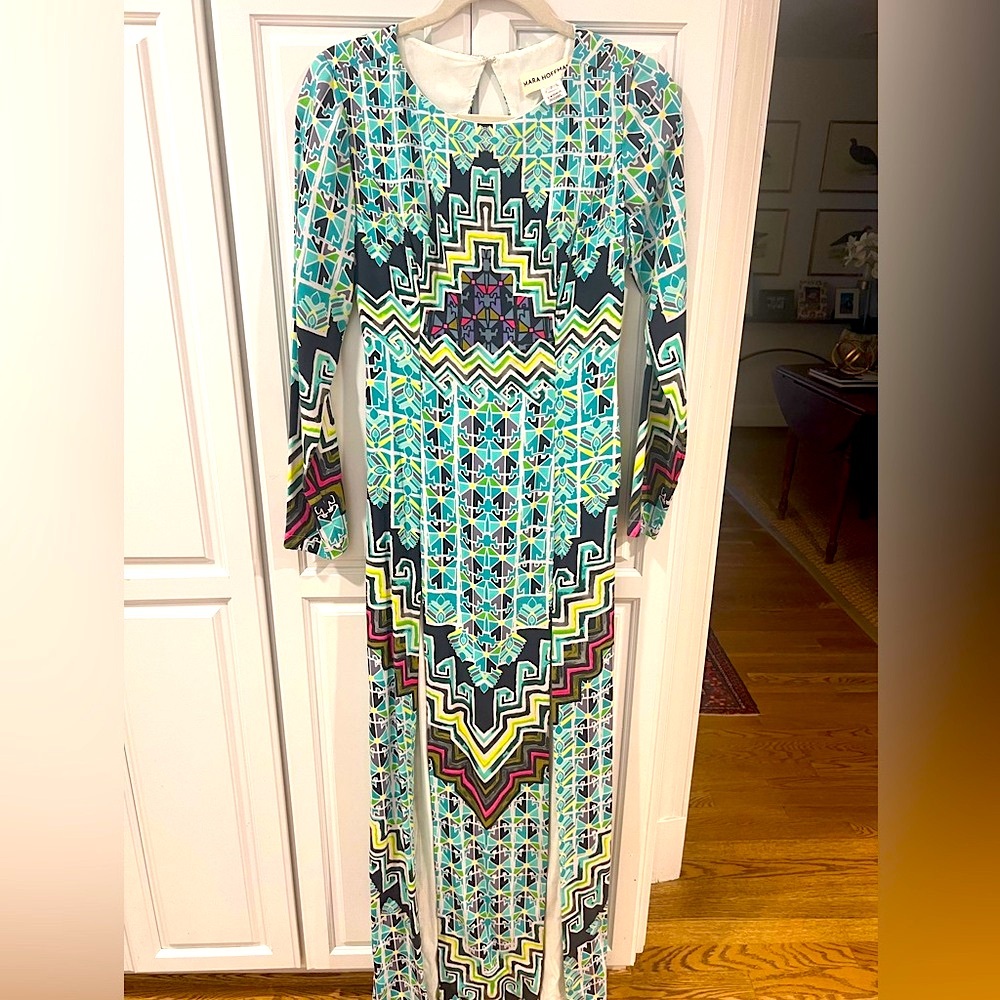 Mara Hoffman Women's Maxi. Open back, high slit
